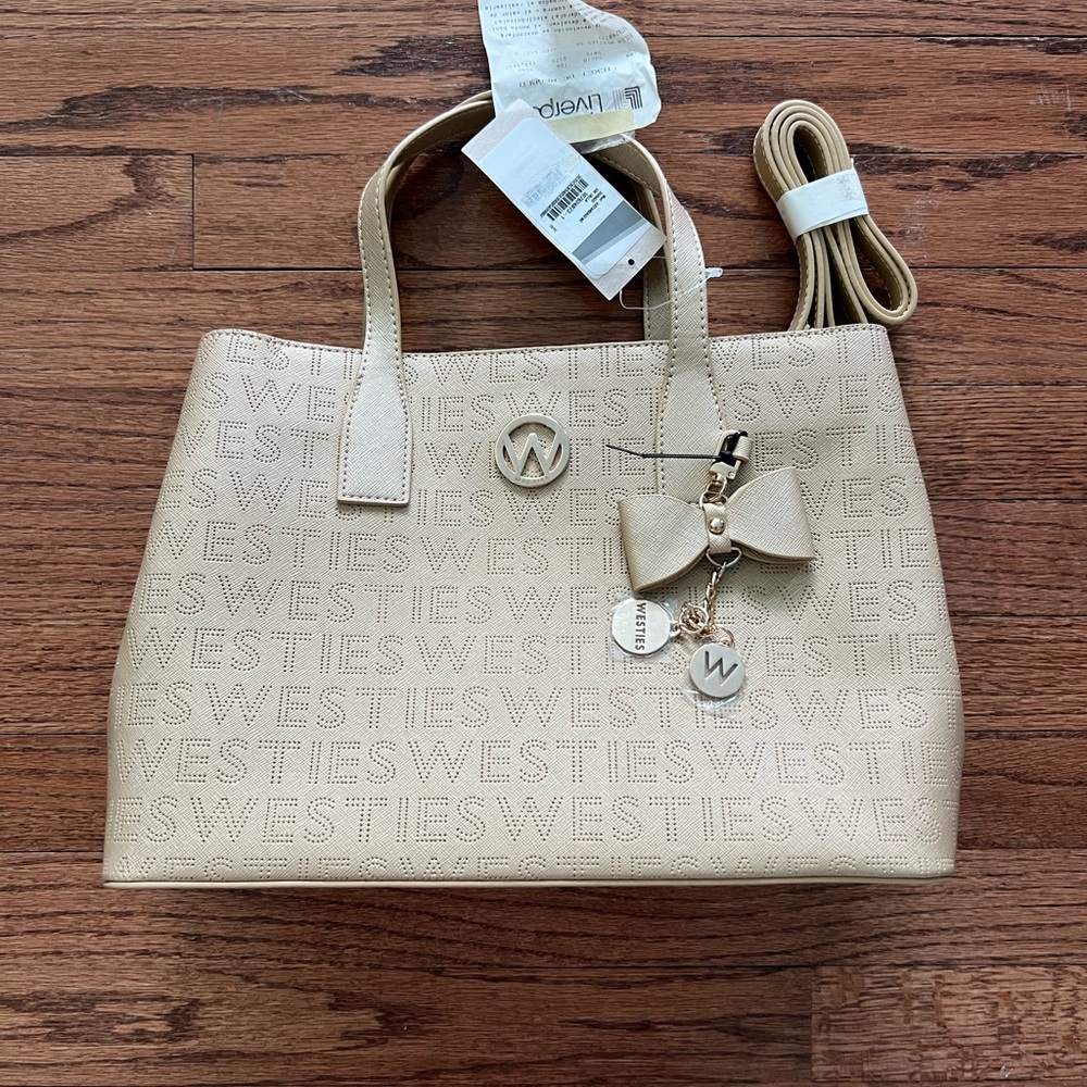 Westies‎ Beige Yardang Satchel Bag NWT & Liverpool receipt